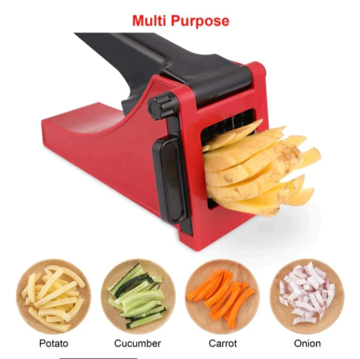 Vegetable Cutter French Fries Slicer Chips Chipser Plastic & Stainless Steel