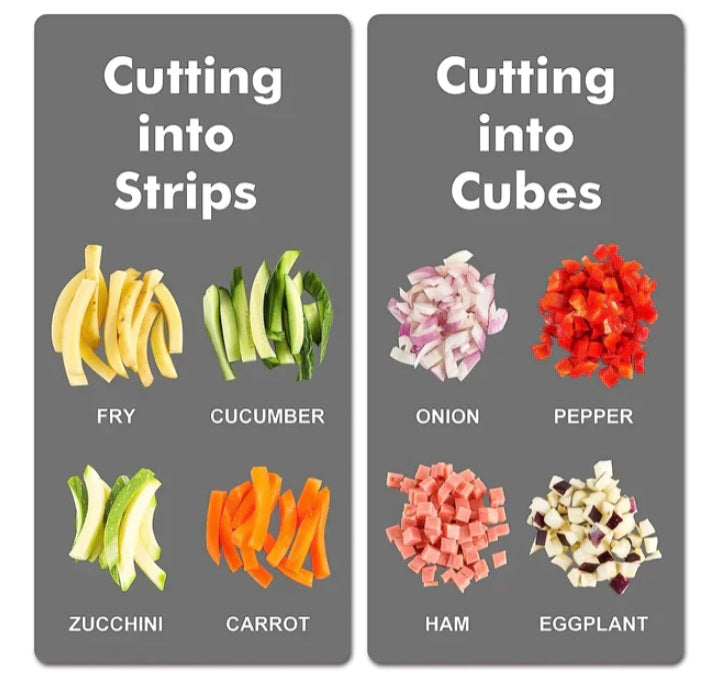 Vegetable Cutter French Fries Slicer Chips Chipser Plastic & Stainless Steel