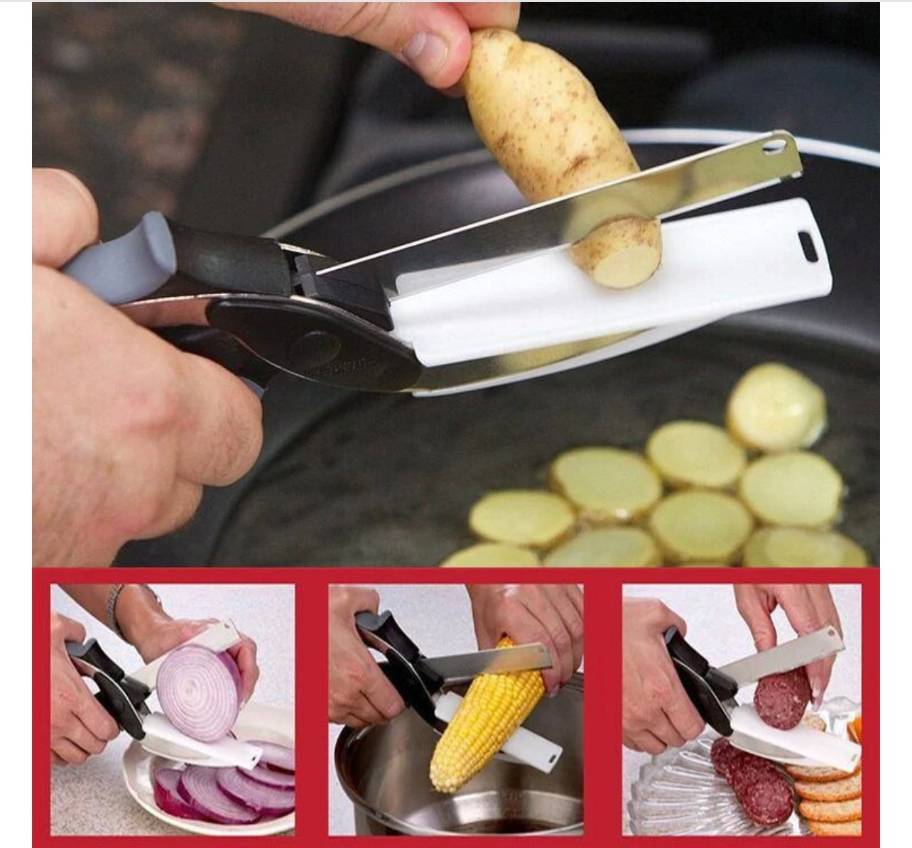 Cleaver Cutter - 2 in 1 Kitchen Knife / Cleaver Cutters