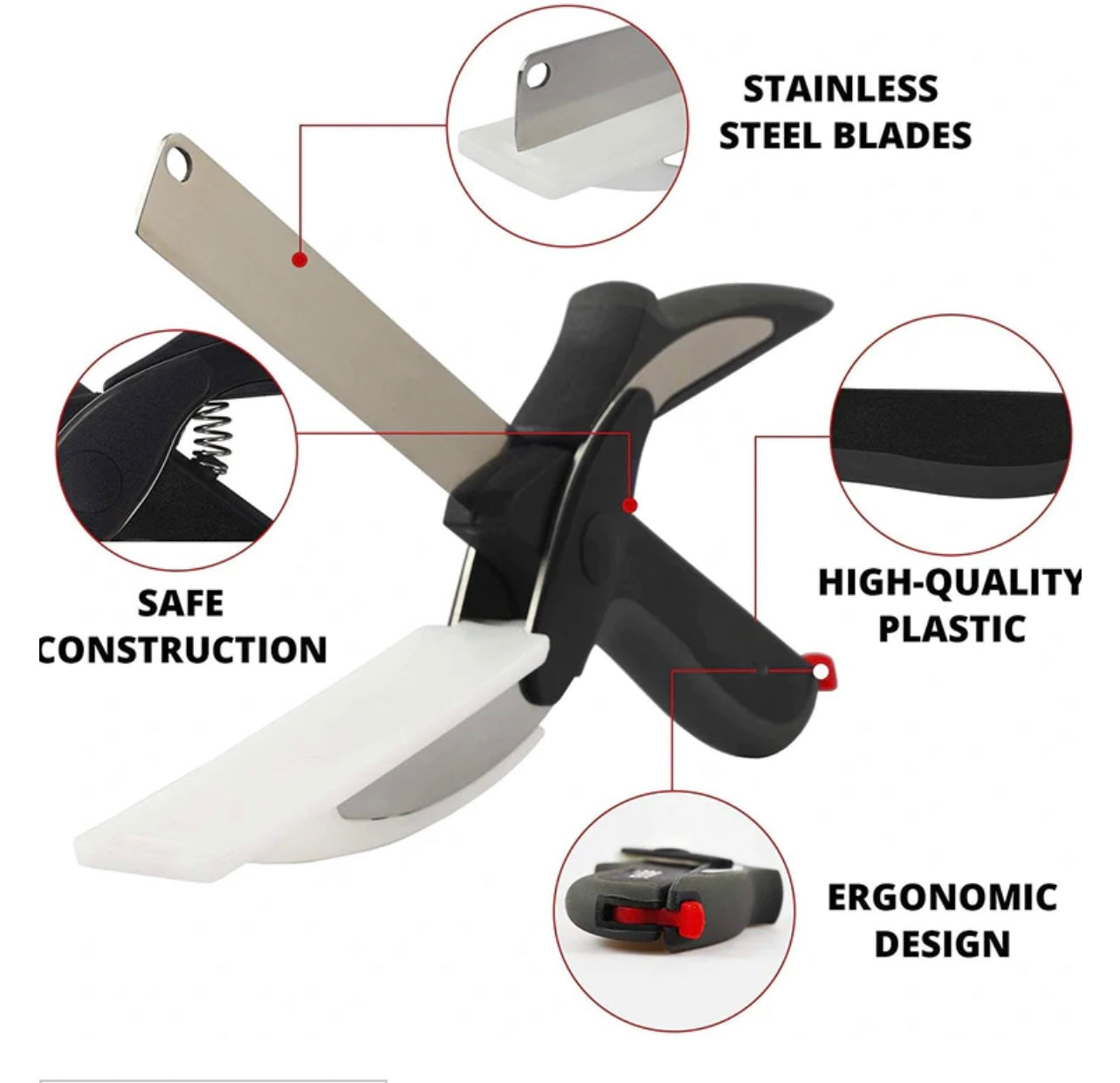 Cleaver Cutter - 2 in 1 Kitchen Knife / Cleaver Cutters