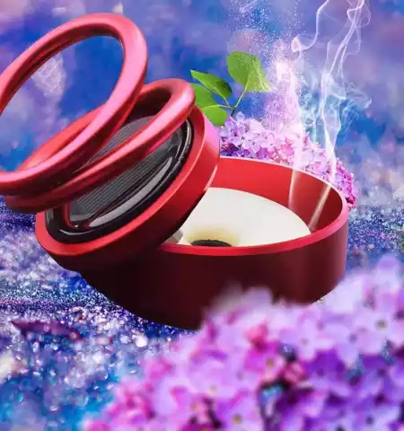 Automatic Solar Power Rotating Car Air Freshener Perfume