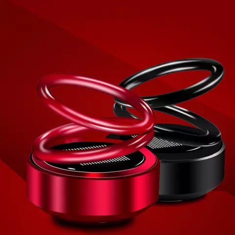 Automatic Solar Power Rotating Car Air Freshener Perfume