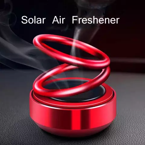 Automatic Solar Power Rotating Car Air Freshener Perfume