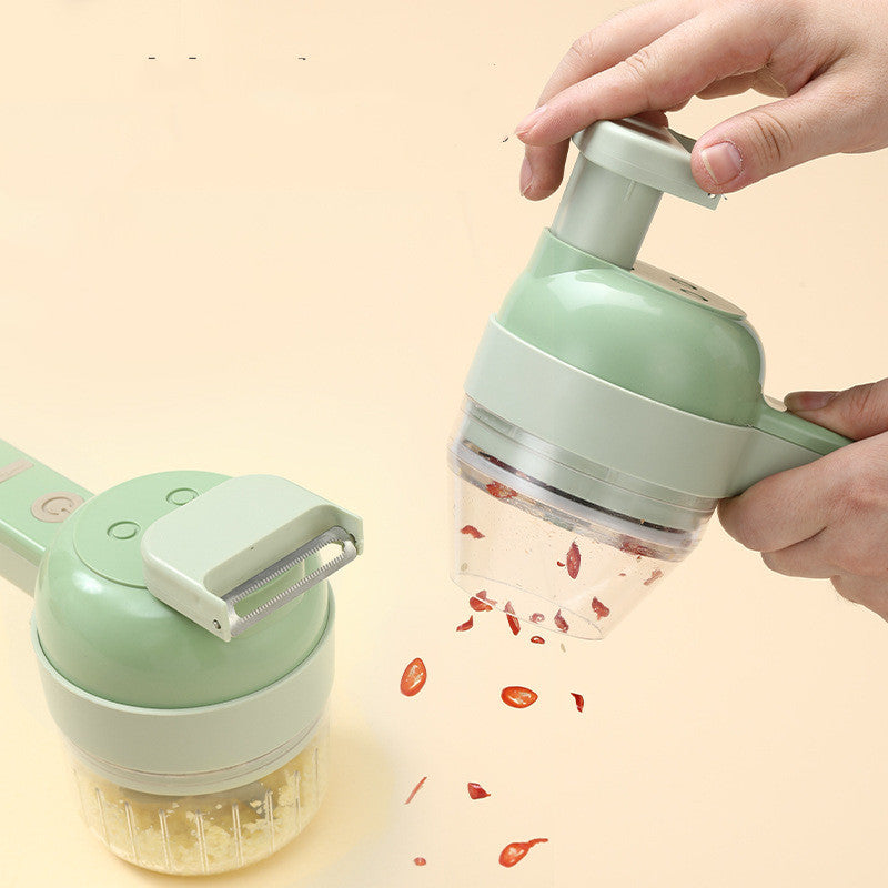 Wireless Handy Electric Vegetable Chopper- 4 in 1 Wireless Handy Electric Vegetable Chopper- 4 in 1